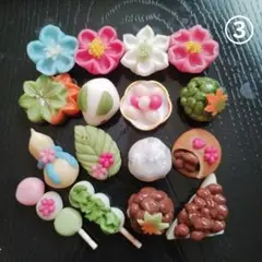 ③フェイクスイーツ和菓子「雪うさぎ」