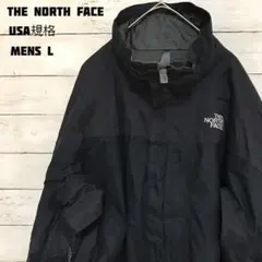 USA規格ノースフェイス　ハイベントマウンテンジャケット黒　メンズL　C-2