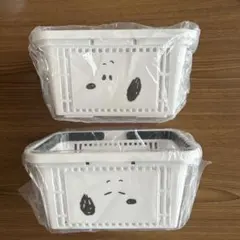 スヌーピー❣️バスケット 2個セットのサムネイル