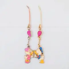 【東京ディズニーリゾート限定】デイジー ドナルド ペアストラップ カップルセット