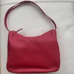 BALLY レザー製赤ショルダーバッグ