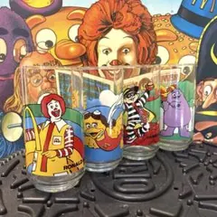 レア！　マクドナルド　キャラクター　グラス　セット　カナダ　ロナルド　グリマスのサムネイル