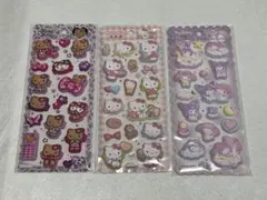 もちもちマシュマロシール 日焼けキティ マイメロディ クロミ