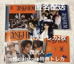 INI 西洸人OFFICIAL STORE特典付 3形態トレカ封入トレカ2枚