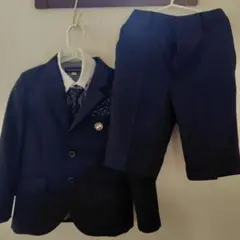 入学式、結婚式ブラックー フォーマルスーツ 120cm