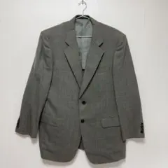 DAKS ダックス テーラードジャケット メンズ グレー LLサイズ チェック柄のサムネイル