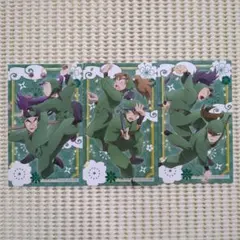 ⑬ 忍たま乱太郎 アニメイト ミニカード 潮江 立花 長次 七松 食満 伊作