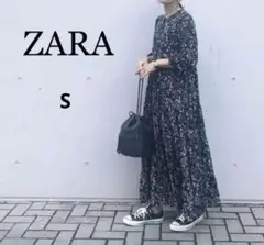 zara ロングワンピース