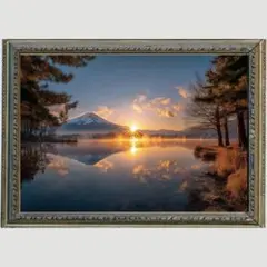 Ｐ1813　富士山　繁栄・幸運　【開運風水絵画風ヒーリングアート】