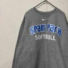 ナイキ　スウェット　ロゴ　チーム　アメリカ古着　M 4037