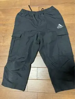adidas ブラック カーゴパンツ160㎝