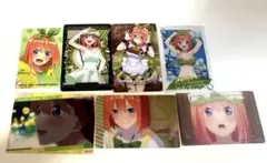 五等分の花嫁　四葉　カード✖️7枚