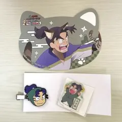 忍たま乱太郎　潮江文二郎　前髪クリップ　アクリミニ　セット