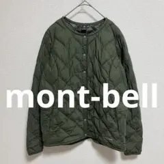 美品 モンベル mont-bell スペリオダウン ラウンドネック S
