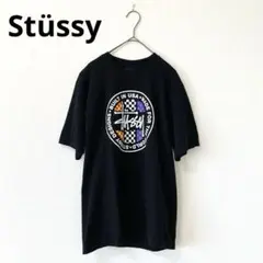 Stüssy ステューシー　メキシコ製 Tシャツ　ロゴ　ブラック　Sサイズ