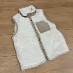 西松屋　キッズ　ふわふわ　ベスト　110