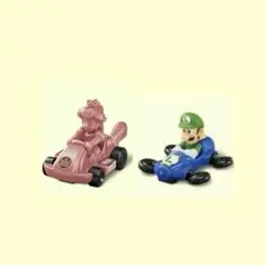 マリオカート ハッピーセット 2個セット　ピーチ&ルイージ