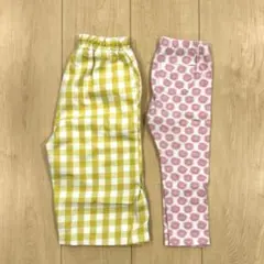 【ゆず様専用】90cm プティマイン　ワイドパンツ　ユニクロ　レギパン2点セット