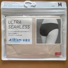 UNIQLO AIRism シームレスショーツ ヒップハンガー M 31ベージュのサムネイル