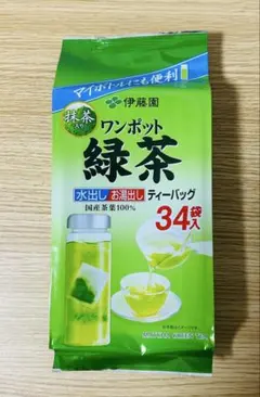 伊藤園 ワンポット 緑茶 ティーバッグ 34袋入 抹茶入りのサムネイル