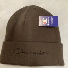 チャンピオン暖か二枚重ねニット帽　メンズ　新品タグ付き