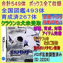 ポケモン】ブラック2 配信 6vメタモン付き 道具完備