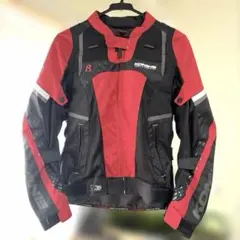 新品未使用 ベリック バイクジャケット 赤 黒 サイズM プロテクター