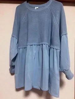 レイヤードトップス長袖