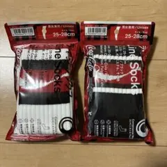 ファミマ コンビニエンスウェア コカ・コーラ ソックス 25-28cm 2足