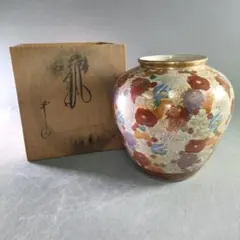C6-4/九谷焼/光崖二代 高明作/金彩色絵鳥図花瓶/花瓶/花入/飾物 C6-4/九谷焼/光崖二代 高明作/金彩色絵鳥図花瓶/花瓶/花入/飾物 - メルカリ