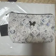 ANNA SUI ポーチ レース 蝶モチーフのサムネイル