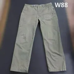 カーキ色 モスグリーン チノパン W88