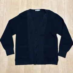 カーディガン 黒 M〜L 肩パッド入り