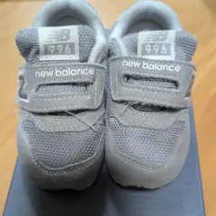 ニューバランス IZ996GR3 キッズ グレー 12.5cm
