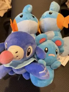 ポケットモンスター ぬいぐるみ blue～ミズゴロウ・ルリリ・アシマリ～★新品★のサムネイル