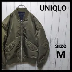 【UNIQLO】 リバーシブルMA-1ブルゾン　フライトジャケット　F20