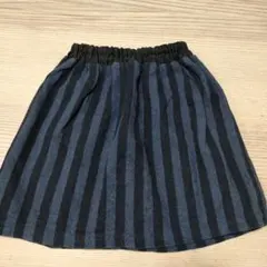 キッズ　スカート　フィス　FITH　100　ストライプ