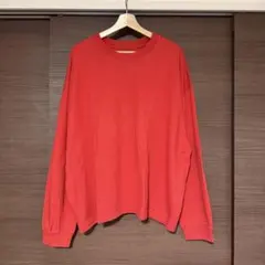 WILLY CHAVARRIA×WISMロンT L オーバーサイズ 美品 赤のサムネイル