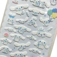 ふわふわサンリオキャラクターズ　シール　フェルト　シナモンロール