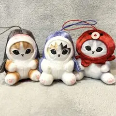 mofusand モフサンド 海の生き物にゃん 和 マスコット ３種セット