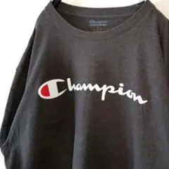 챔피언 Champion 로고 티셔츠 L 회색 회색 헌 옷