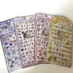 プチドロップステッカー　うるちゅる　ジュエルプチドロップ　４枚セット