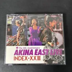 中森明菜「AKINA EAST LIVE INDEXXXIII 8周年記念」CD