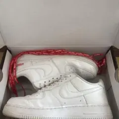 Nike Air Force 1 ホワイト Supremeシューレース