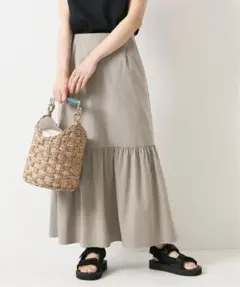 最終値下げ♪新品未使用タグ付き♪スピックアンドスパン　マキシスカート