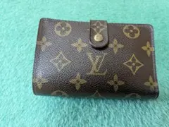 ☆最終価格　美品　Louis Vuitton 二つ折り財布 がま口　ブラウン☆