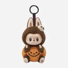 ラブブ Labubu ハッピー ハロウィン パーティー おすわり パンプキン