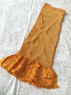 f63 美品 振袖用 総絞り 正絹 帯揚げ