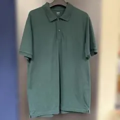 UNIQLO ユニクロ ポロシャツ グリーン 3L 大きいサイズのサムネイル