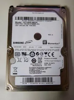 Samsung ST1000LM024 1TB HDD(2.5インチ)のサムネイル